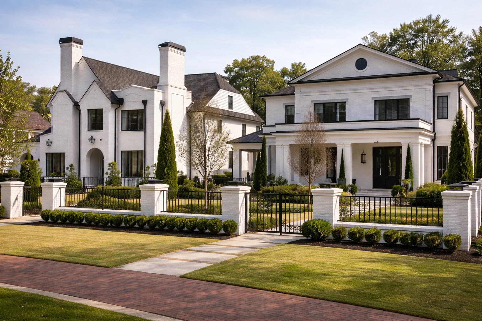 White modern farmhouse listed by The Stam Group in Ball Ground, Georgia